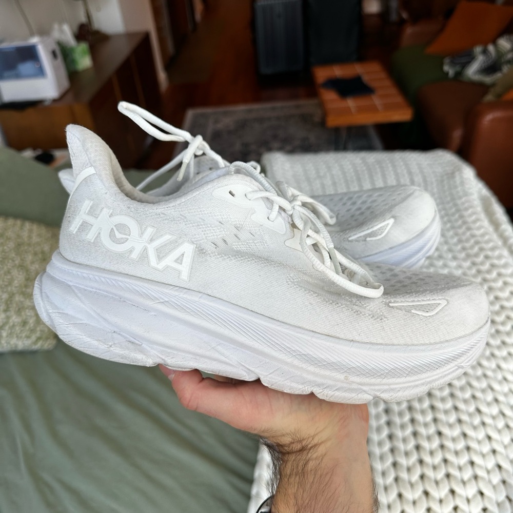 HOKA Men’s 10.5 Running Sneakers (Clifton 9)